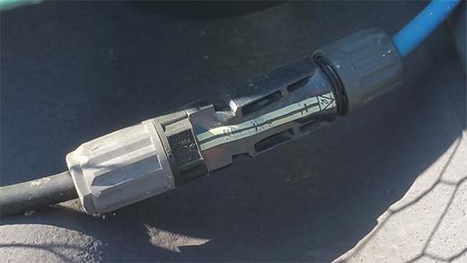 MC4 Stecker Defekt